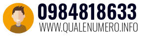 Numero di telefono 0984818633 0984818633