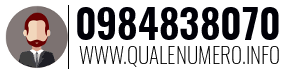 Numero di telefono 0984838070 0984838070