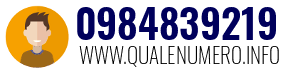 Numero di telefono 0984839219 0984839219