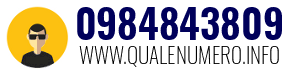 Numero di telefono 0984843809 0984843809