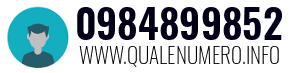 Numero di telefono 0984899852 0984899852