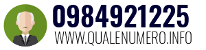 Numero di telefono 0984921225 0984921225