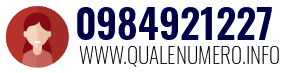 Numero di telefono 0984921227 0984921227