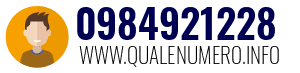 Numero di telefono 0984921228 0984921228