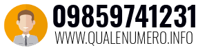 Numero di telefono 09859741231 09859741231