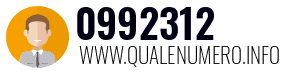 Numero di telefono 0992312 0992312