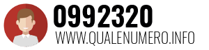 Numero di telefono 0992320 0992320