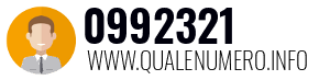 Numero di telefono 0992321 0992321