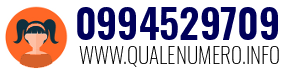 Numero di telefono 0994529709 0994529709