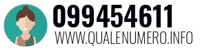 Numero di telefono 099454611 099454611