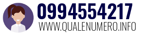 Numero di telefono 0994554217 0994554217