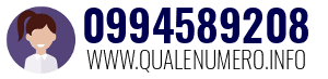 Numero di telefono 0994589208 0994589208