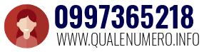 Numero di telefono 0997365218 0997365218